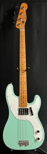 Fender Vintera II '70s Telecaster Bass 4-String Bass Guitar Surf Green w/ Bag - Picture 1 of 12