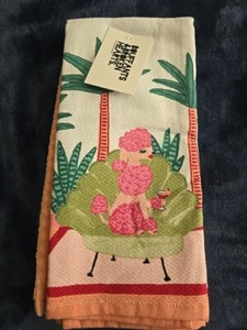 Bouffants und gebrochene Herzen rosa Pudel Geschirrtücher - Bild 1 von 4