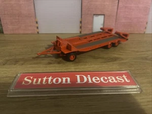 Corgi Modern Truck Heavy Haulage Plain Red Dyson Trailer Only 1/50 - Picture 1 of 4