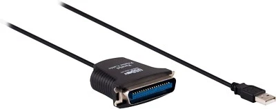 Ativa™ USB To Parallel Printer Adapter Cable, 6 ft UPC 735854767723 - Lots of 2 - Image 1 of 2