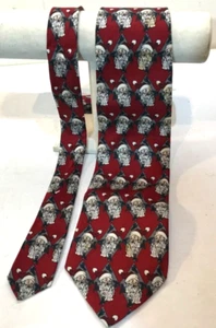 Vintage Mens Fine Cape Cod Silk Christmas Holiday Neck Tie Neckwear Santa Claus - Picture 1 of 5