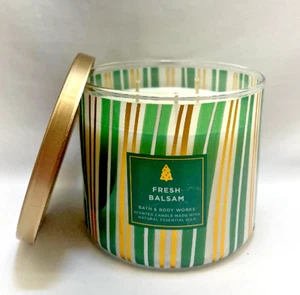 1 Fresh Balsam Bath & Body Works Scented Candle 14.5 oz - Picture 1 of 1