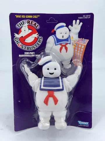 Sealed vintage 1986 Kenner The Real Ghostbusters Stay-Puft Marshmallow Man NEW Cover