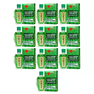 Eagle Brand Green Medicated Oil External Analgesic Roll On Pain Relief-10Bottle - Picture 1 of 12