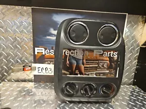 2007-2009 Jeep CompassTemperature Climate Control w/ RadioECB3BB - Picture 1 of 2