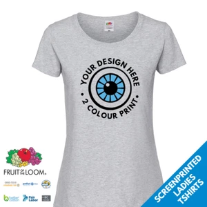 Damas Camiseta Serigrafiada 2 Colores Diseño Fruta del Telar Camisa Venta al Mayor - Imagen 1 de 29