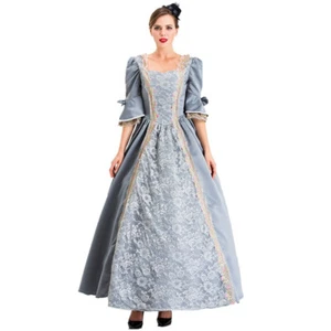 Medieval Lolita Gothic Gorgeous Cosplay Vampire Witch Costume Dress Halloween - Picture 1 of 6