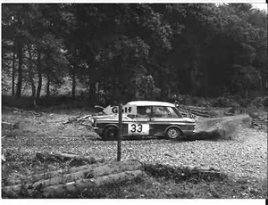 FOTOGRAFIA HILLMAN IMP BARRIE WILLIAMS GULF LONDON RALLY 1967 - Foto 1 di 1
