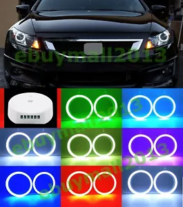 Phone Bluetooth APP Control Cotton RGB For ACCORD Coupe Halo Ring Angel Eyes DRL - Picture 1 of 12
