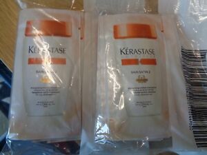 KERASTASE K BAIN SATIN 2 SHAMPOO NUTRITION  DRY SENSITIVE HAIR 12X10ML SAMPLES 