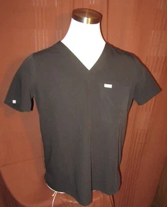 FIGS Technical Collection Damen-Peeling-Top, schwarz, Polyestermischung, Größe L, gebraucht, in einwandfreiem Zustand - Bild 1 von 5