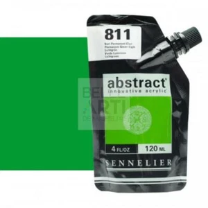 COLORE ACRILICO SERIE ABSTRACT DA 120 ml 811 VERDE PERMANENTE CHIARO - Permanent - Picture 1 of 4