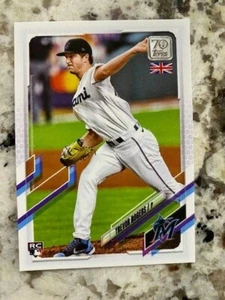 2021 Topps UK Edition Rookie Card Miami Marlins Trevor Rogers #169 - Bild 1 von 1