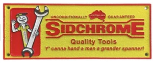 Sidchrome Cast Iron Sign 29 x 11cm - Picture 1 of 2