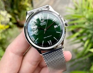 Orient RA-AC0018E30B Bambino verde analógico automático romano clásico reloj ... - Imagen 1 de 6