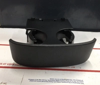 Portavasos consola trasera usado OEM KIA RONDO 07 08 2007 2008 negro envío rápido Foto 1 de 4