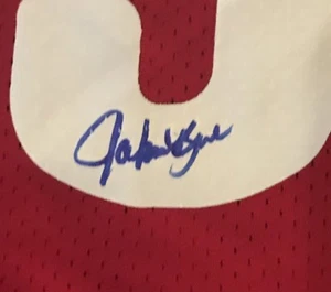 John Kruk Signed Jersey Phillies Autographed Jersey Batting Practice Photo Proof - Picture 1 of 5