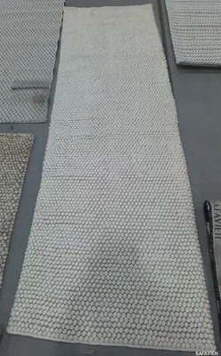 IVORY 2'-3" x 8'-0" Back Stain Rug, Reduced Price 1172782020 NAT620A-28 - Image 1 of 4