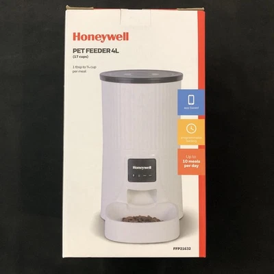 Honeywell 4L Automatic Pet Feeder: Programmable Dog and Cat Food Dispenser - Image 1 of 3