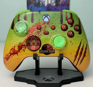 Jurassic Park - RGB LED - Custom Wireless Controller for Xbox or PC - Picture 1 of 5