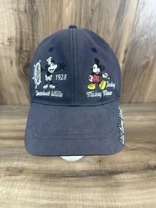 Disneyland Resort Strap Back Hat 2012 Mickey Mouse History Adjustable 1928-Today - Picture 1 of 10