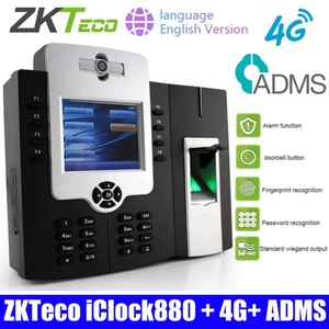 ZKTeco iClock880 4G ADMS Huella Dactilar Tiempo Asistencia Máquina Tiempo Reloj - Imagen 1 de 5