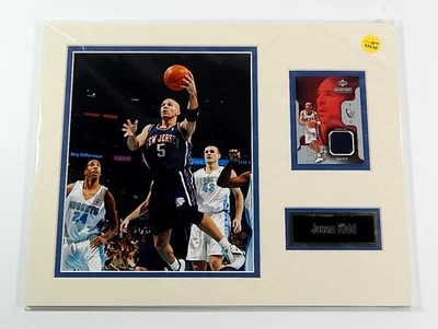 Tarjeta de reliquia de ovación UD foto mate Jason Kidd y placa de identificación 11x14 para enmarcar Foto 1 de 2