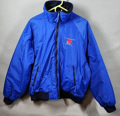 Vintage WearGuard Jacket Mens XL Blue Insulated Fleece Lined Water Resistant - Image 1 of 4