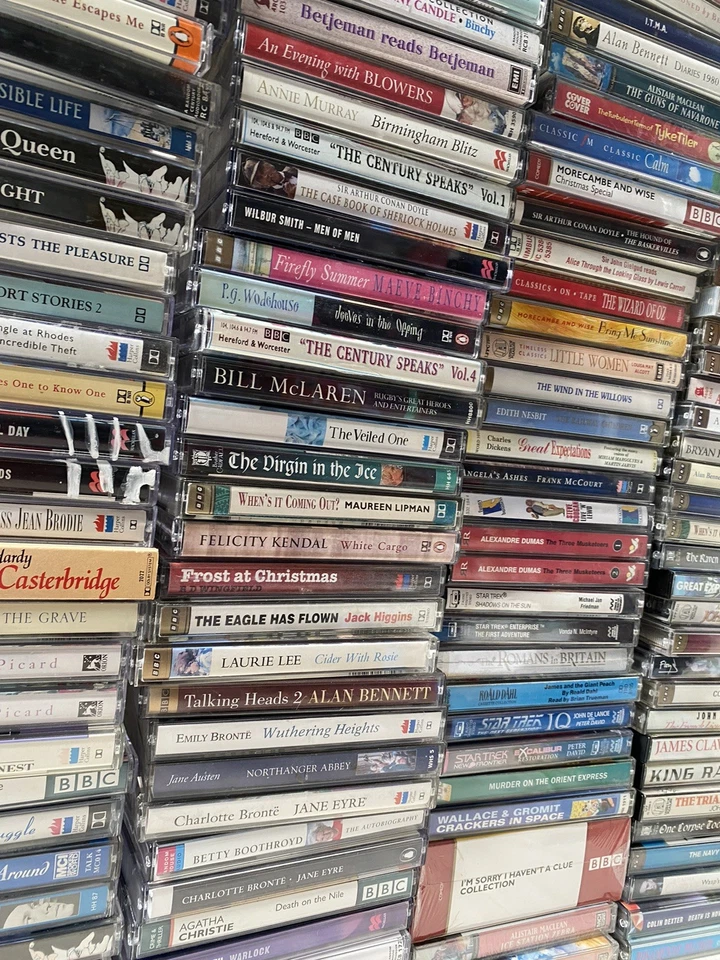 Bundle Of Mixed Random Selected Audio Book Cassette Tapes Tape x10 Listening War - Image 1 of 4