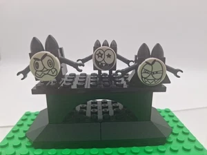 Lego Mixel Gebäude Spielzeug Minifiguren Menge 3 schwarz weiß Gesichter Nixel - Bild 1 von 4