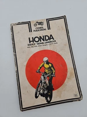 Manual de servicio Honda 1970-1972 reparación Clymer manual 100-250cc único envío gratuito Foto 1 de 4
