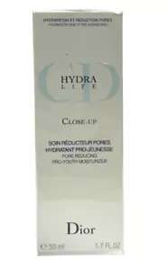 Dior Hydra Life Close-Up Pore Reducing Pro-Youth Moisturizer (1.7oz-50ml)Sealed - Picture 1 of 3