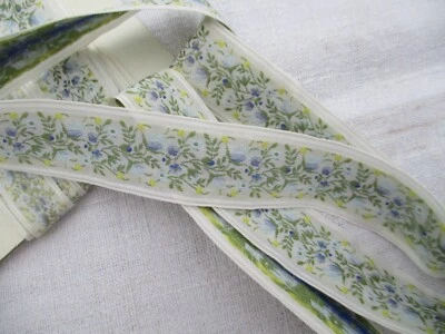 ruban broché vintage 1960 4,0 m x 3,0 cm N° B - Photo 1/2