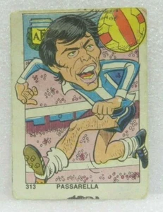 DANIEL PASSARELLA 1976 ORIGINAL FOOTBALL SOCCER CARD N°313 - Picture 1 of 4