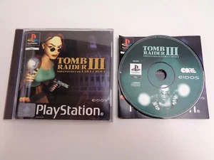 Tomb Raider III 3 PlayStation 1 Ps1 Juego Completo (Probado y Funcionando) PAL - Imagen 1 de 11