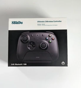 8BitDo Ultimate 2 (81HE) Wireless Controller- Black - Picture 1 of 7