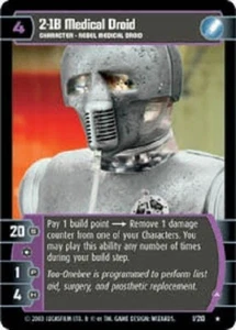 STAR WARS EMPIRE STRIKES BACK 2-1B (A) MEDICAL DROID 1/210 FOIL NM scratches - Picture 1 of 1