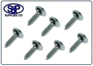 10 X 5/8" POZI FLANGE HEAD SELF TAPPING SCREW ZINC PLT 4.8MM X 16MM VARIOUS QTYS - Picture 1 of 1
