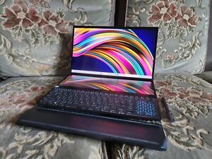 ASUS Zenbook Pro Duo 4K OLED i9 9980HK RTX 2060 32GB 1TB Touch Laptop + Extras