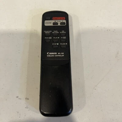 Controlador de control remoto inalámbrico genuino Canon WL-60 WL60 probado Foto 1 de 4