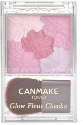 Canmake Tokyo Glow Fleur Cheeks Face Color 16 Lilac Fleur 6.3g Made In Japan - Image 1 of 4