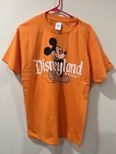 Disneyland Resort Orange Fall/Autumn T Shirt Mens Medium Walt Disney World