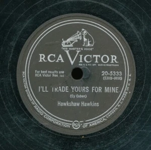 78tk-hillbilly-RCA VICTOR 20-5333- Hawkshaw Hawkins - Imagen 1 de 2