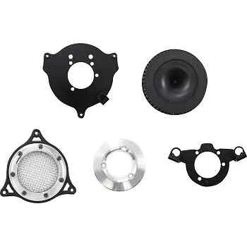 Cobra Chrome Blk RPT Venturi 空气净化器过滤器套件 Sportster 883 定制 04-09 — 第 1/4 张图片
