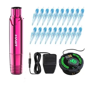Dragonhawk Kit Mast P10 Rotary Tattoo Pen Gun Machine Power Supply Airfoil PMU - Picture 1 of 84