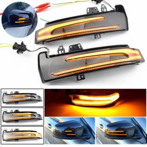 2x Luz LED dinámica de señal de giro de espejo lateral para Benz W204 W212 W176 Clase C E - Imagen 1 de 10