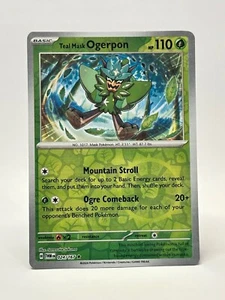 Máscara verde azulado Ogerpon 024/167 holograma inverso - Pokemon TCG Twilight Masquerade - casi nuevo - Imagen 1 de 2