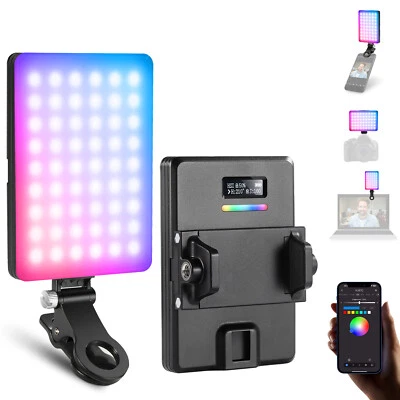 NEEWER VL67C RGB 94 LED CRI97 2000mAh Rechargeable Selfie Light with APP Control - Image 1 of 4