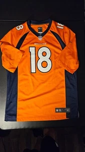 Peyton Manning Denver Broncos Nike On-Field Football Jersey Mens XL Orange - Picture 1 of 12