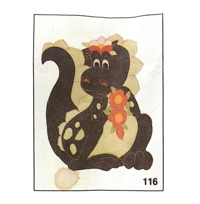 Kiddie Komfies Dragon Critter Coverlet Nursery Blanket Quilt Sewing Pattern 116 - Image 1 of 4